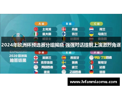 2024年欧洲杯预选赛分组揭晓 强强对话提前上演激烈角逐